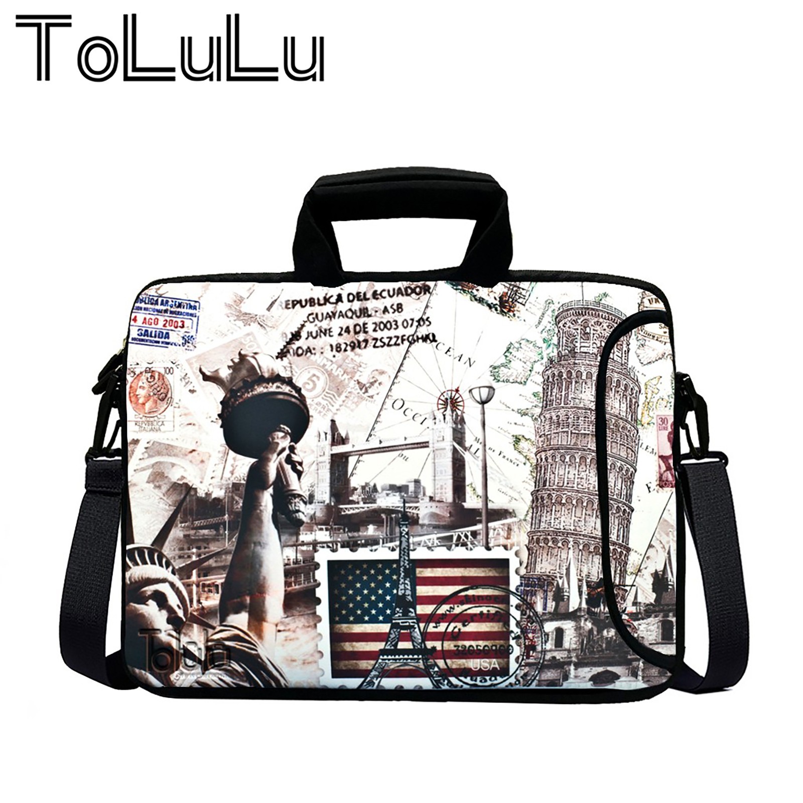17 Inch History in the bag Shoulder Hand Bags - ToLuLu